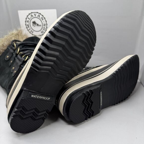 Sorel Women Joan Of Arctic Waterproof Boots Black, Quarry NL2429-010 Size 7 - Picture 8 of 12